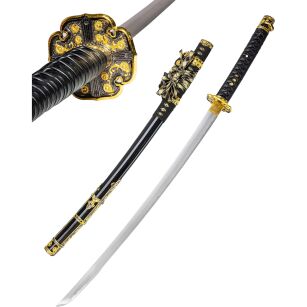 PROF MIECZ SAMURAJA TACHI KATANA TRENINGOWY + stojak DS092BK