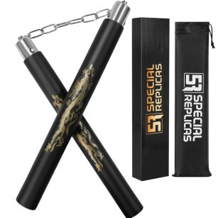 Nunchaku Piankowe Łańcuchowe do Treningu Smok dla Początkujących i Zaawansowanych 989